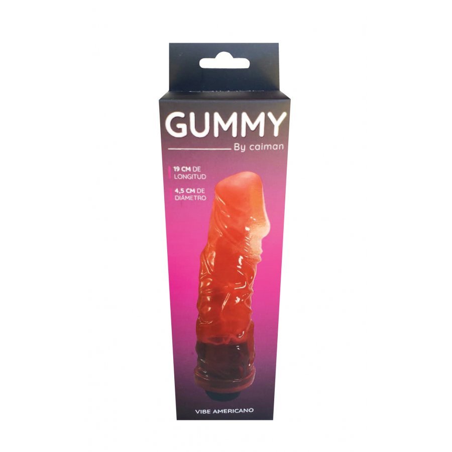 Vibrador Americano Rojo 20 cm - Imagen 2