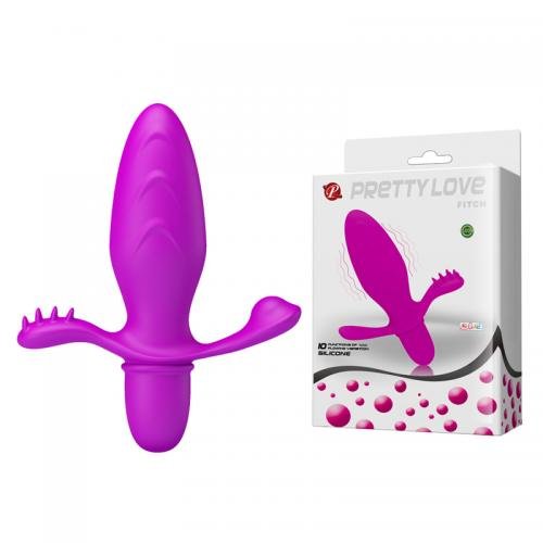 Plug Anal Triple Estimulación Fitch Pretty Love - Imagen 6