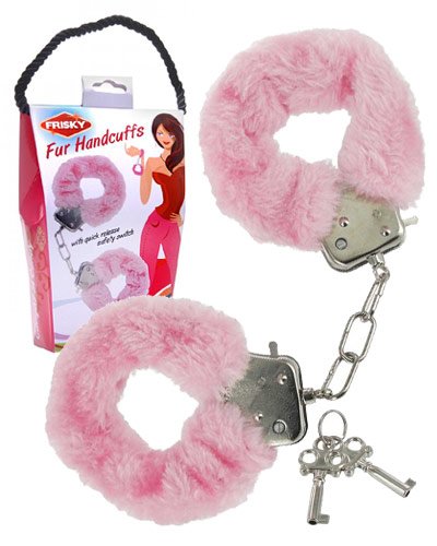 Esposas Metalicas con Peluche Rosadas