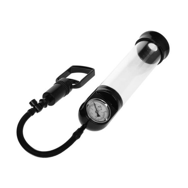 Bomba de Vacío con Manómetro, Reforzada de 31 cm x 7