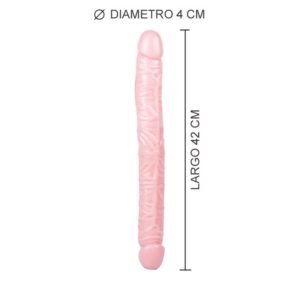 Dildo doble silicona 42 cm