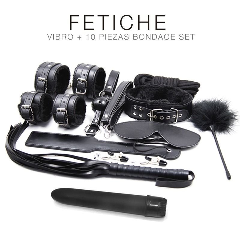 Kit Sado premium 10 + vibrador