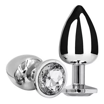 Plug anal Metalico 9 cm GRANDE