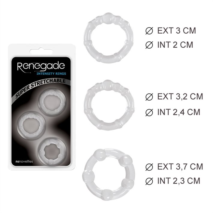 Kit 3 Anillos