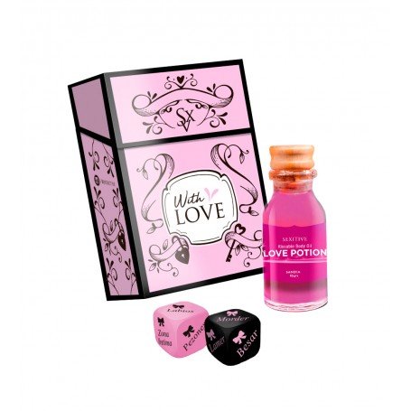Love Kit Mini Aceite + Dados de juegos Sexitive