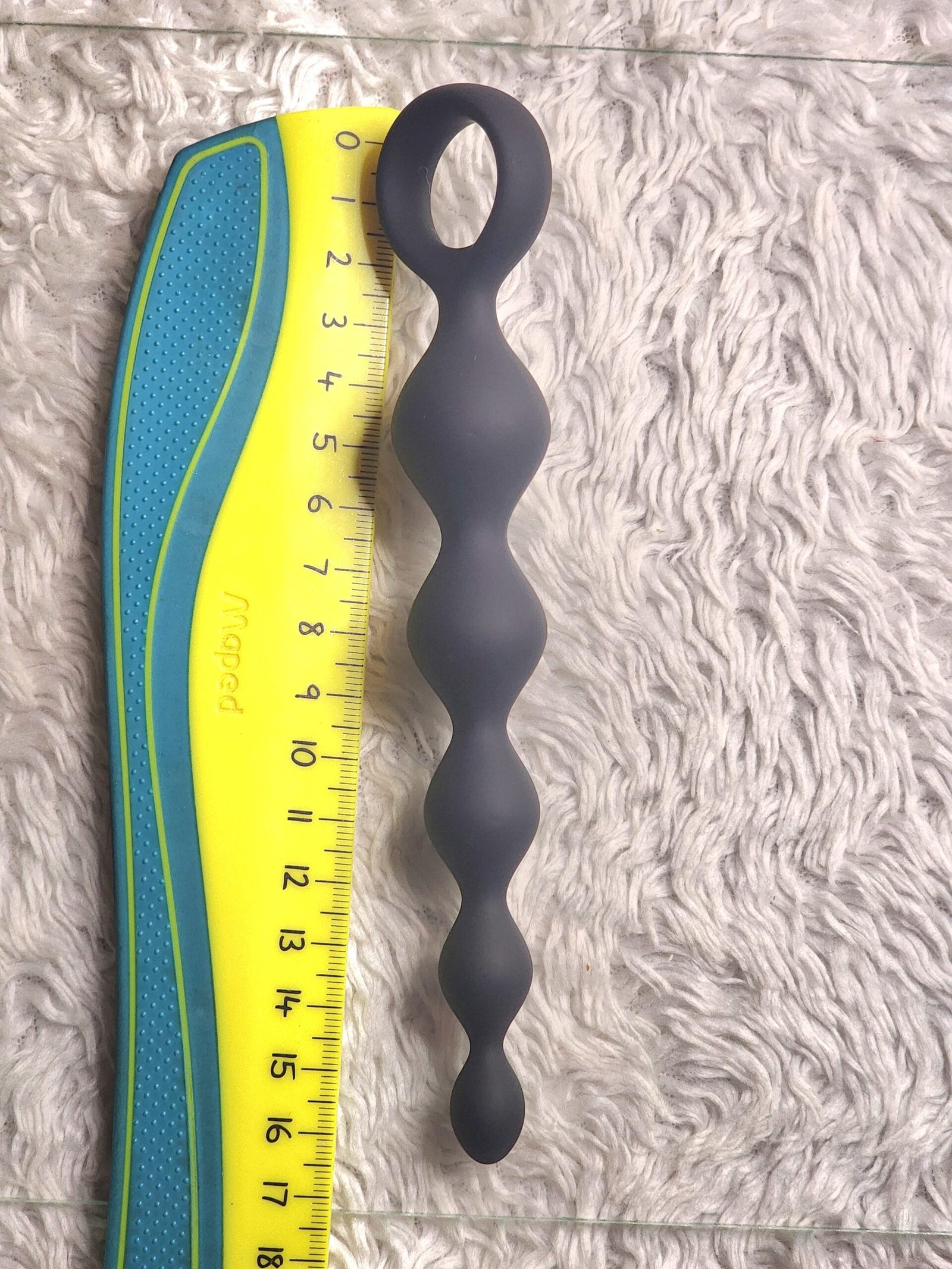 Dilatador anal Escalonado 17 cm Siliconado