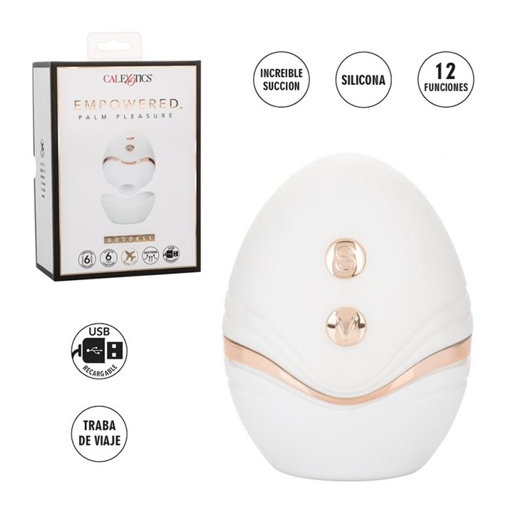 SUCCIONADOR Y VIBRADOR CALEXOTICS EMPOWERED™ PALM PLEASURE GODDESS - Imagen 2