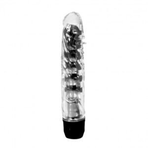 Vibrador 17 cm con funda siliconada
