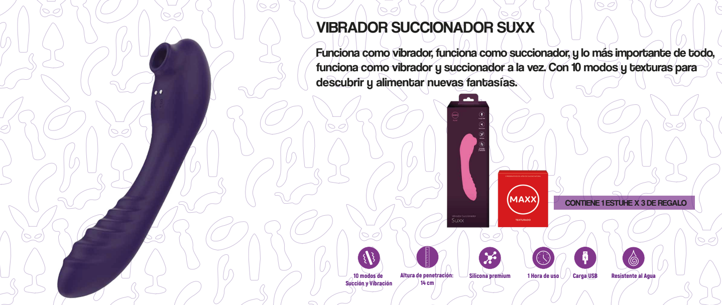 VIBRADOR SUXX MAXX PLAY Ondas + Vibro - Imagen 5