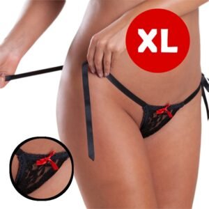 Colaless con lazo (negro) .-