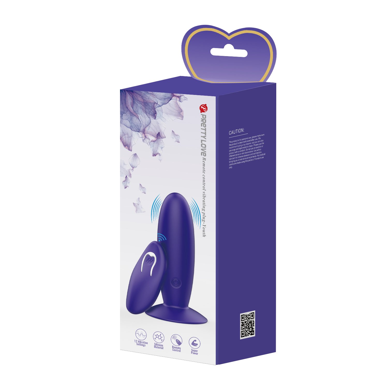 VIBRATING PLUG YOUTH Pretty Love USB inalambrico