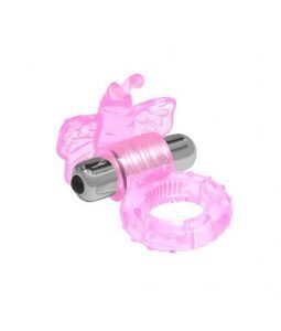 Anillo Vibrador Jelly Mariposa