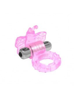 Anillo Vibrador Jelly Mariposa