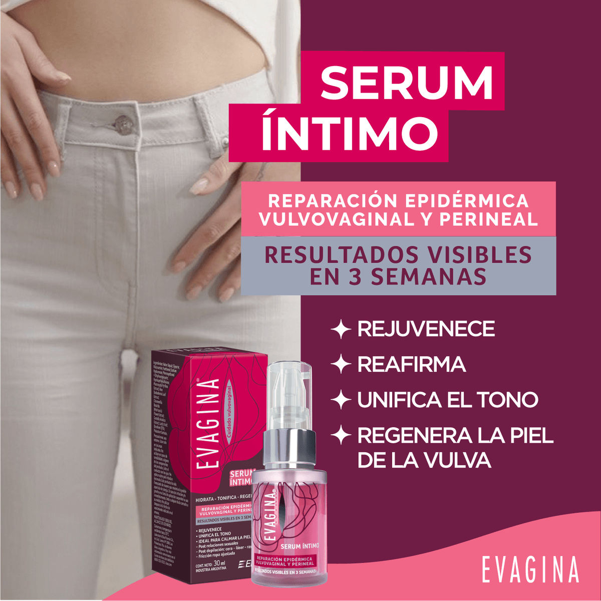 Evagina Serum Íntimo 30ml - Imagen 2