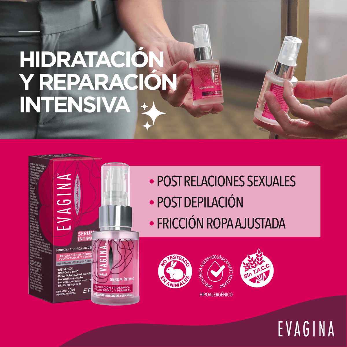 Evagina Serum Íntimo 30ml - Imagen 4