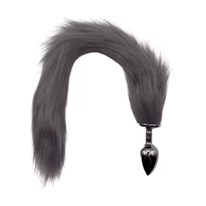 Plug anal cola Pequeño (GRIS)