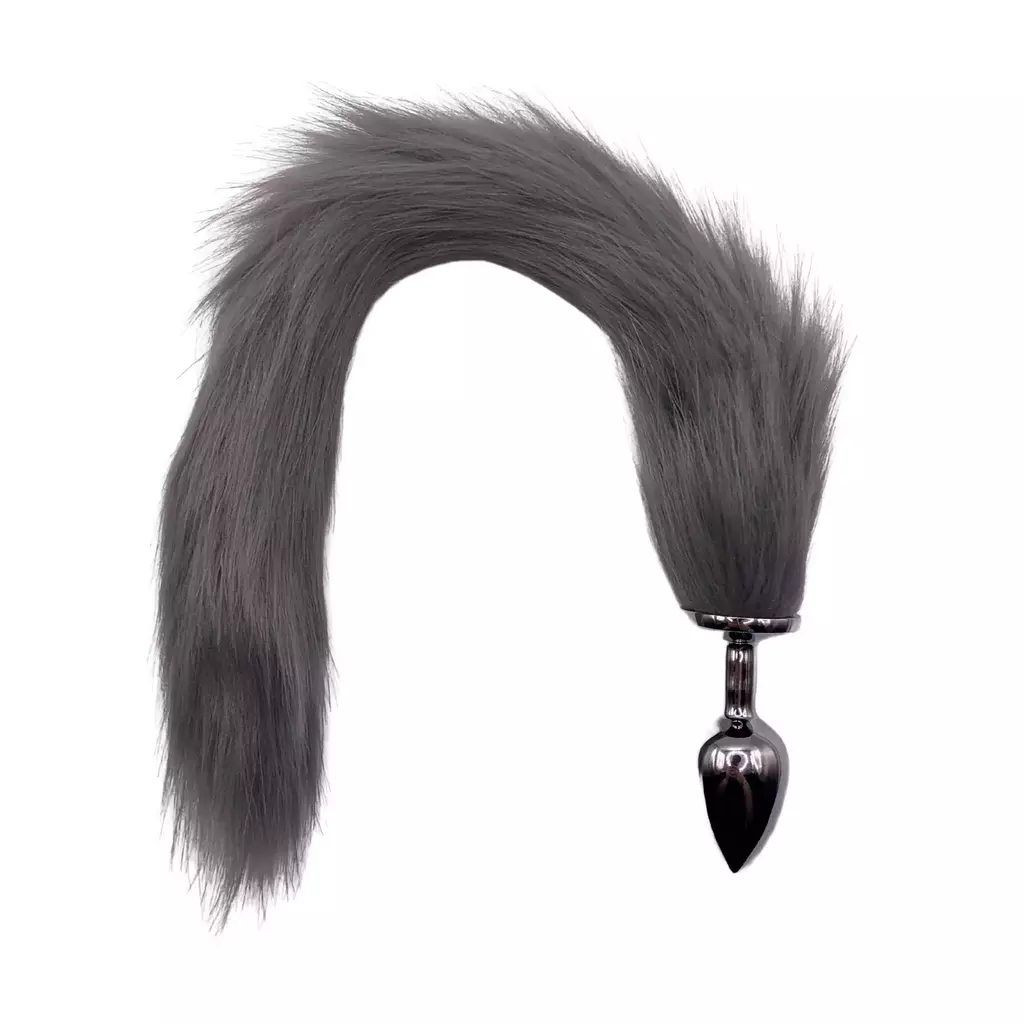 Plug anal cola Pequeño (GRIS)
