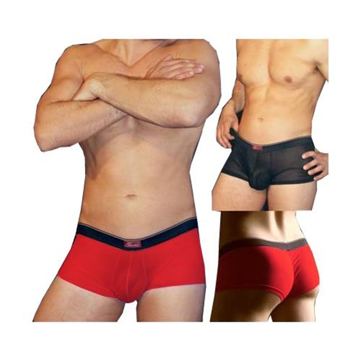Boxer Microtul ROJO o NEGRO .- - Imagen 2