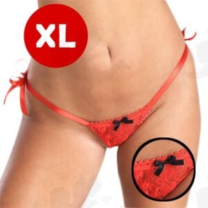 Colaless con lazos (rojo) .-