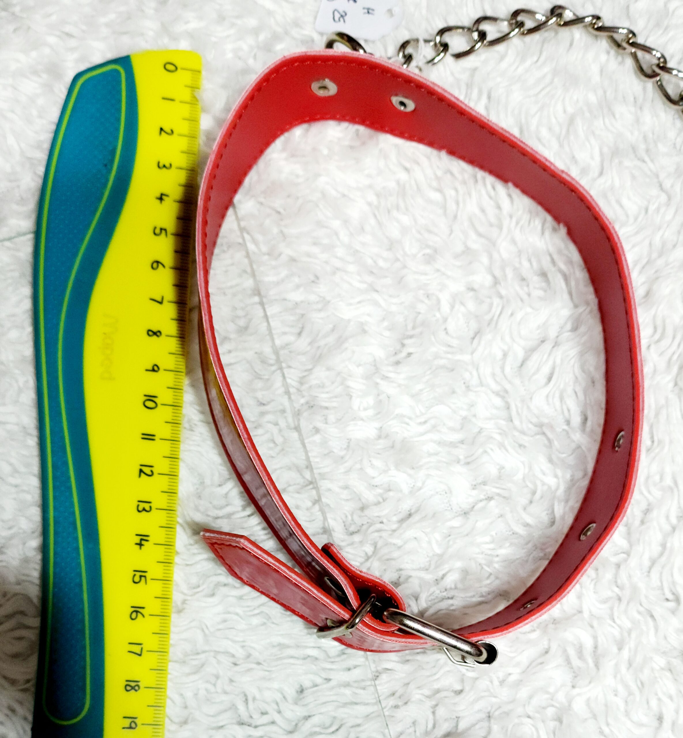 Collar charol con cadena - Imagen 4