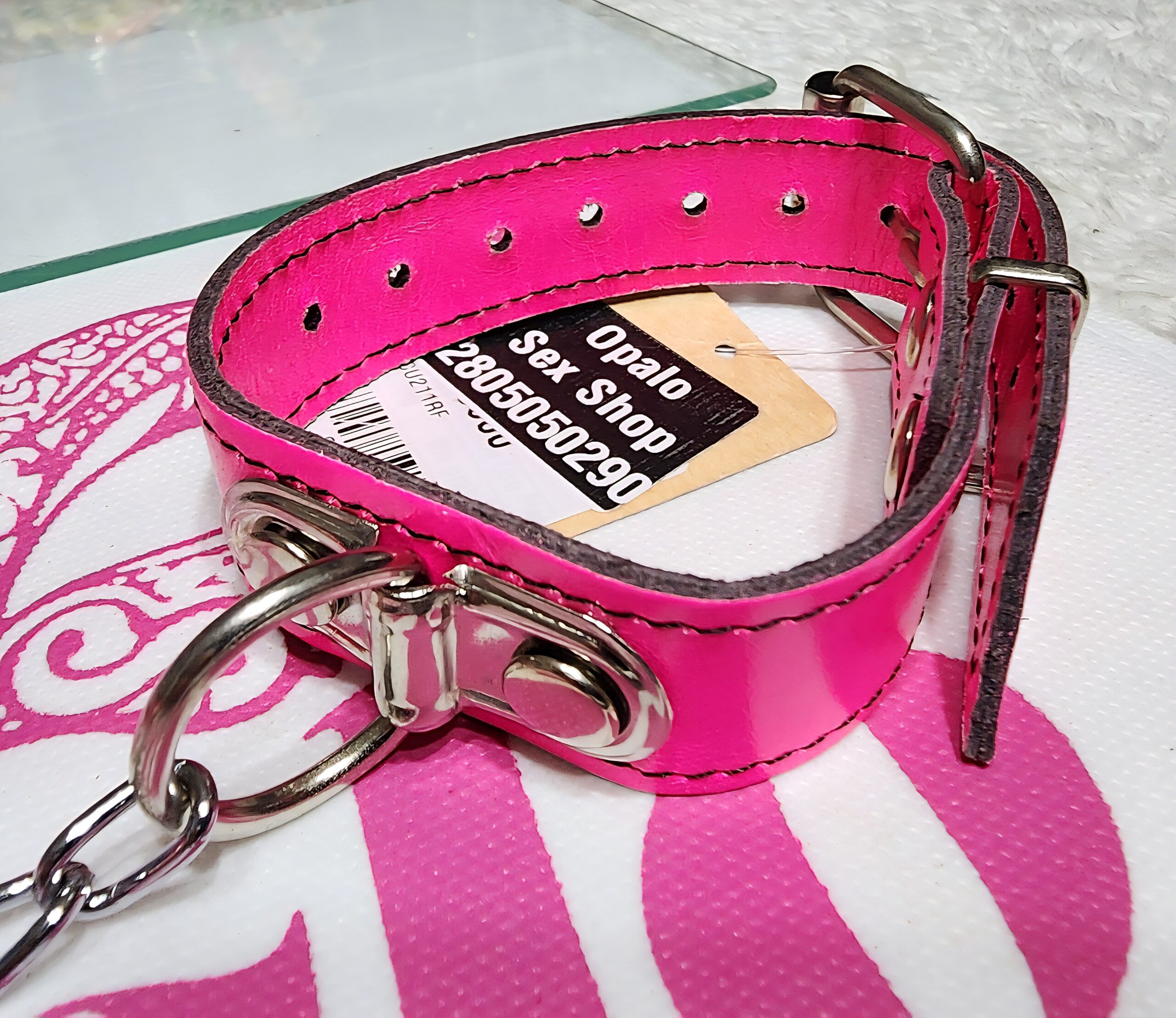 Esposas Premium Con Finas Cadenas En Rosa - Imagen 2