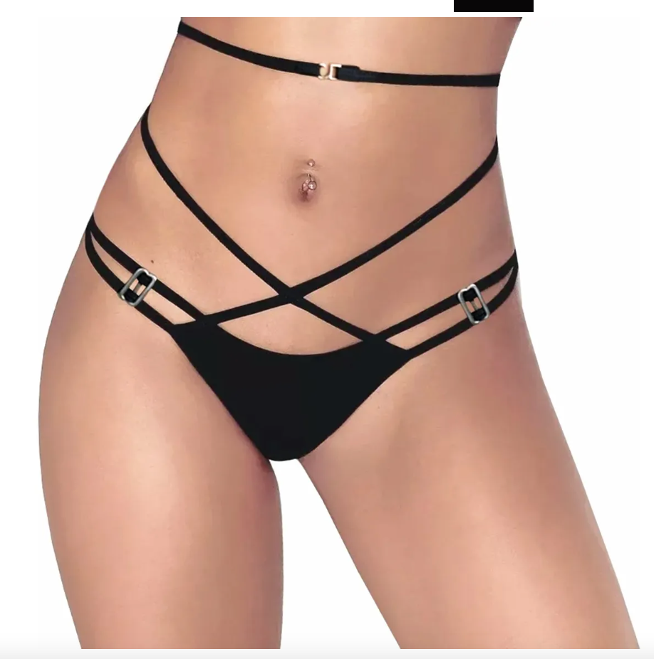 Tanga roja con tirantes .- - Imagen 2