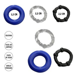 Kit de Anillos Arietis Retrasa la Eyaculación
