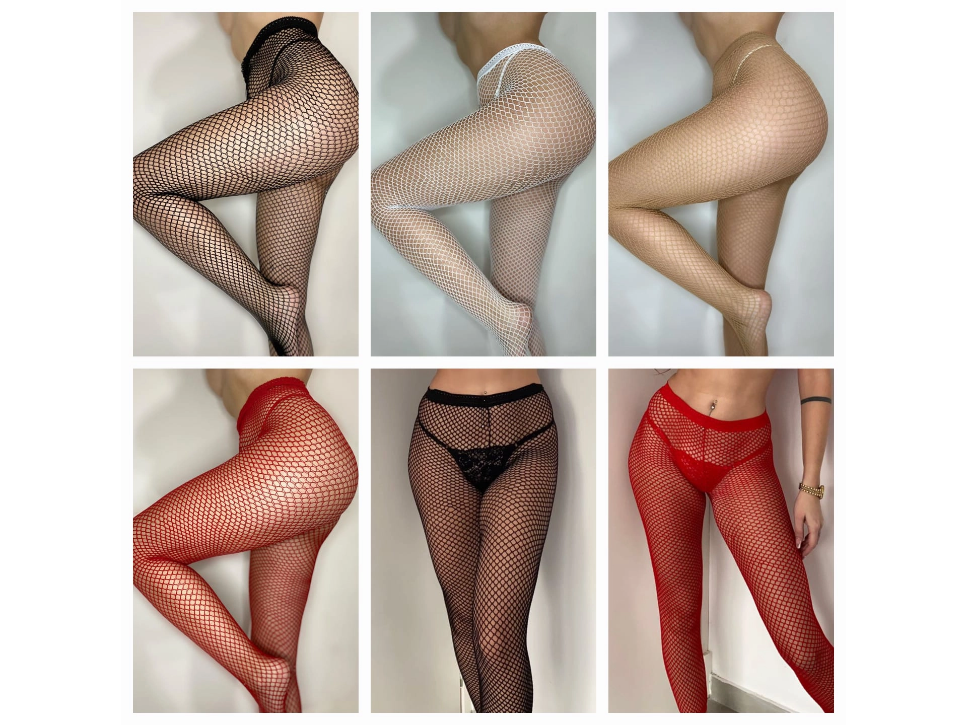 Panty de red rombo chico .-