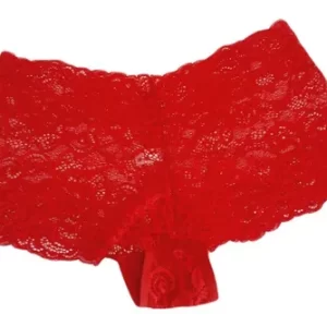 Culotte encaje Rojo .-