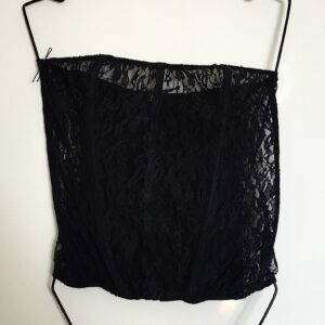 Corset de encaje elastizado y lycra Clandestine .-