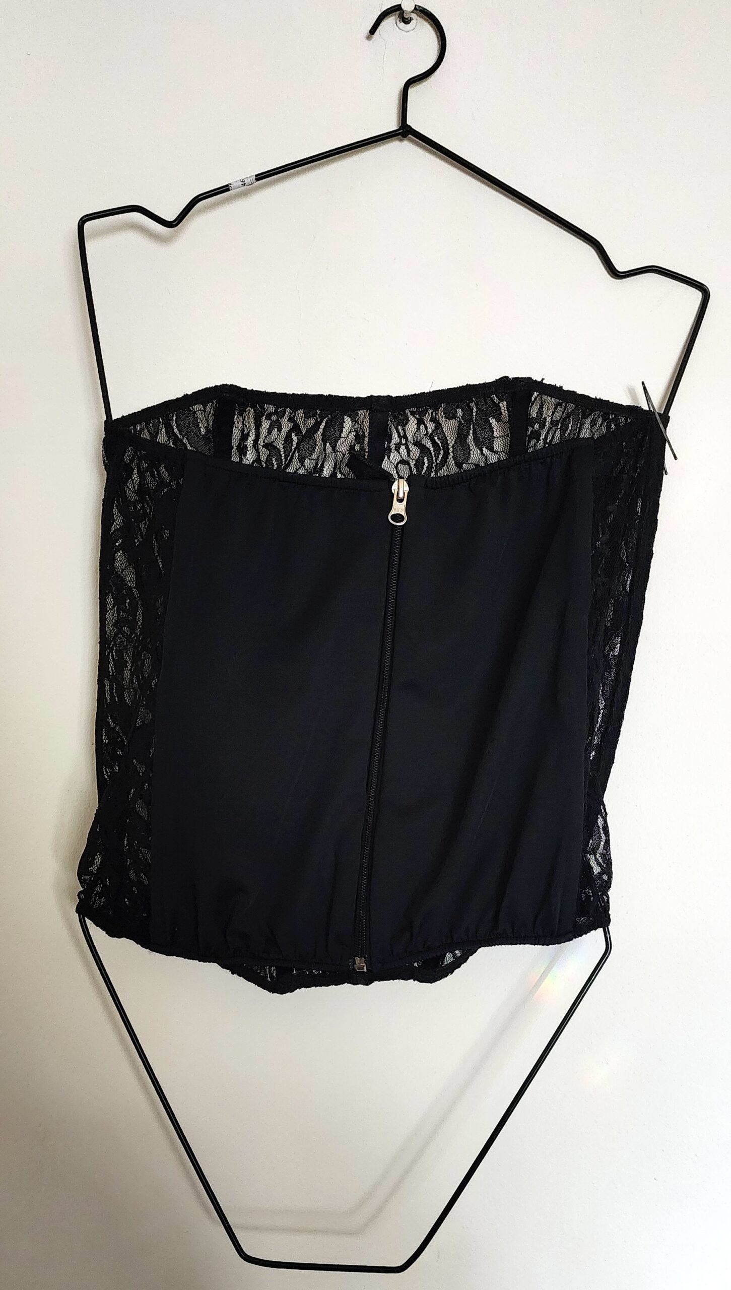 Corset de encaje elastizado y lycra Clandestine .- - Imagen 2