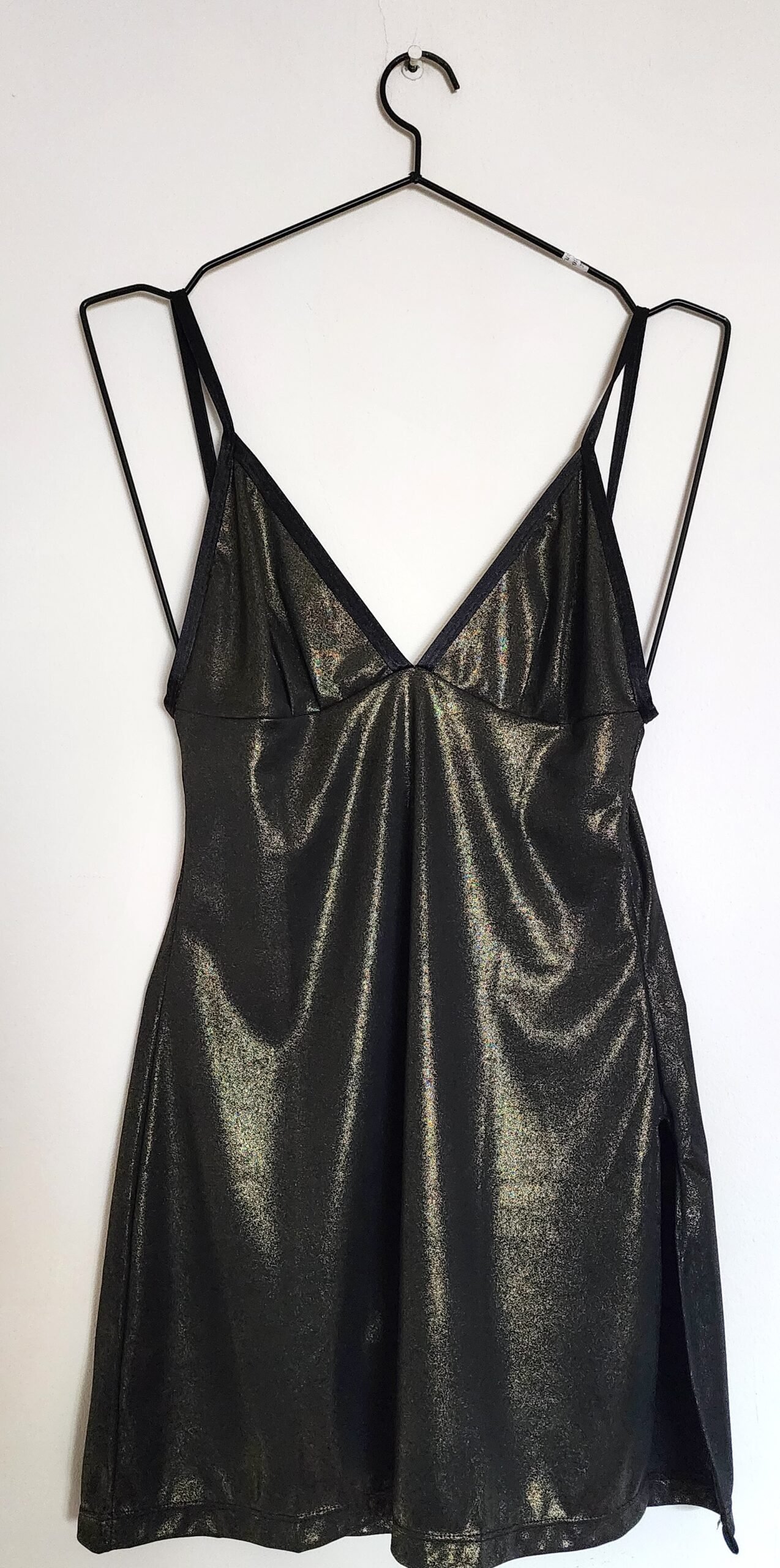 Vestido camisolín Negro .-