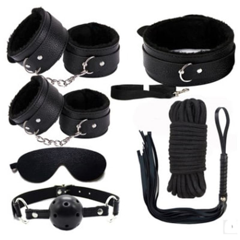 Kit Bondage 7 Piezas Negro - Imagen 8