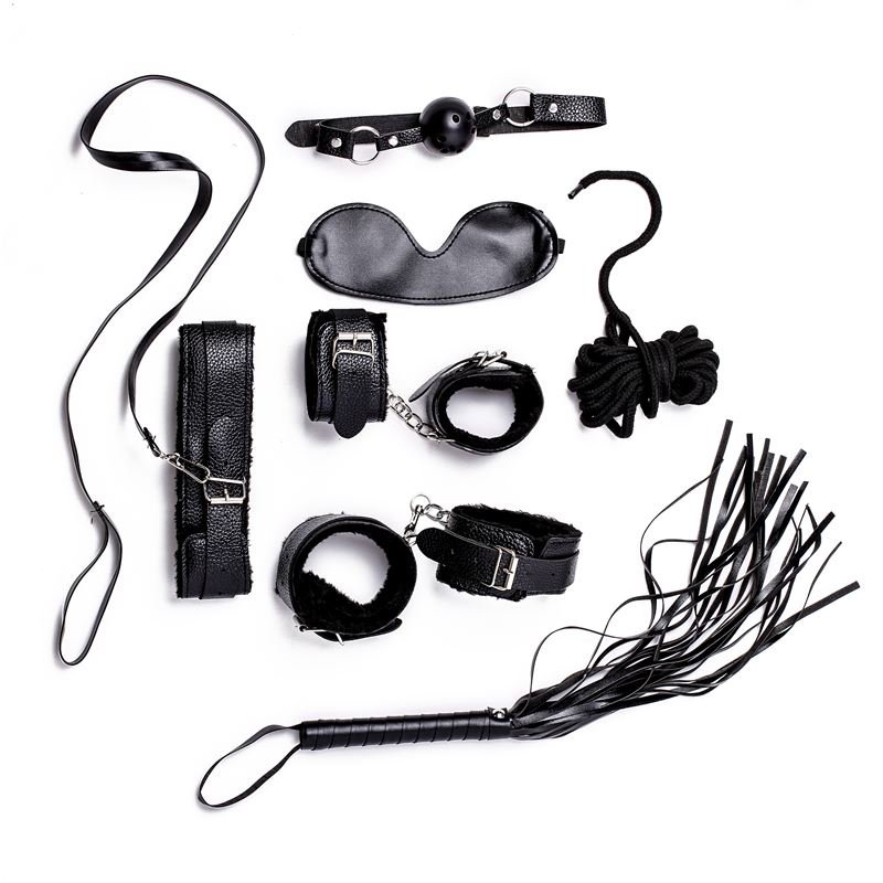 Kit Bondage 7 Piezas Negro - Imagen 10