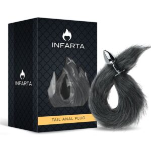 Cola Zorro Negra Plug S