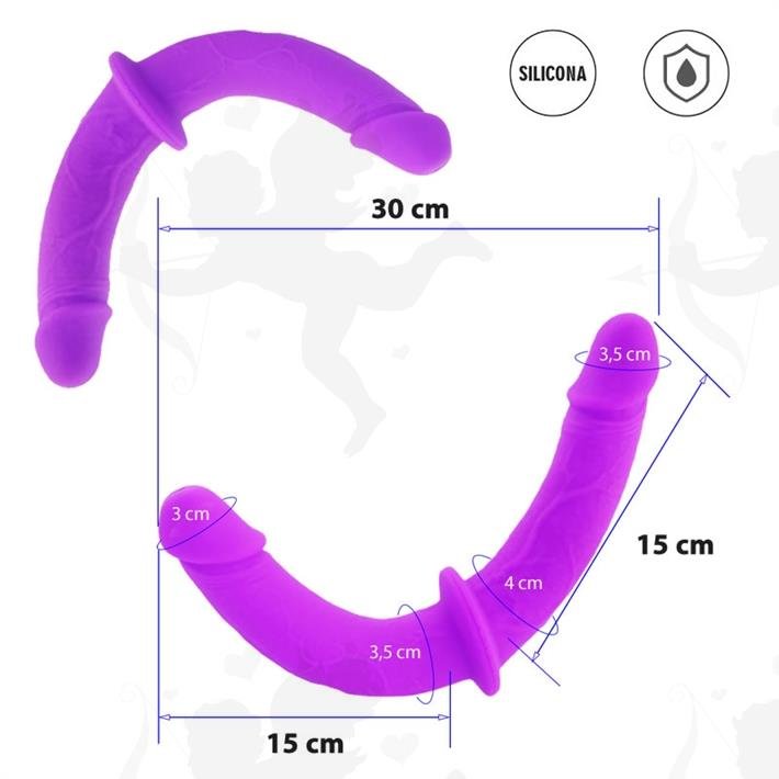 Dildo con doble punta 30 cm