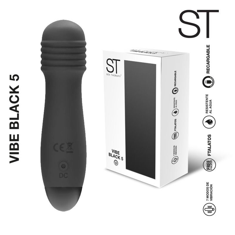 Vibrador clitoriano VIBE BLACK 5 microfono