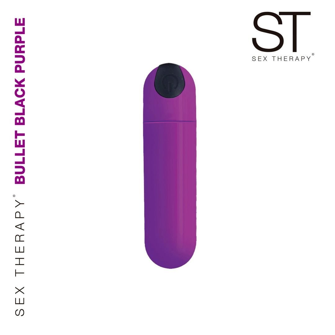 Estimulador clitoriano Bullet black purple 7 cm