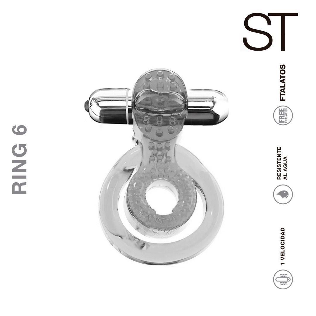 Anillo Doble Ring 6 Purple - Imagen 2