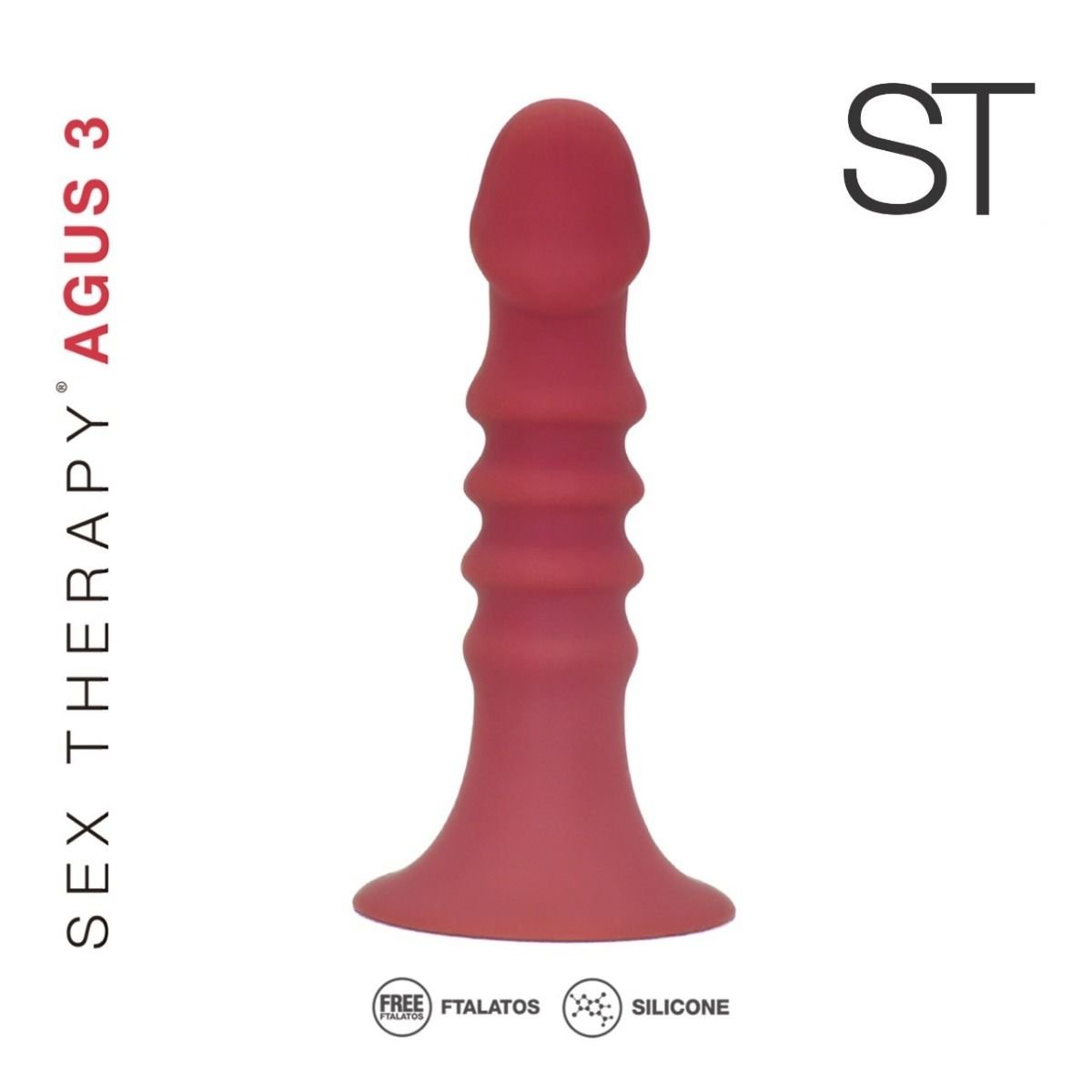 plug anal con diseño ondulado 14 cm