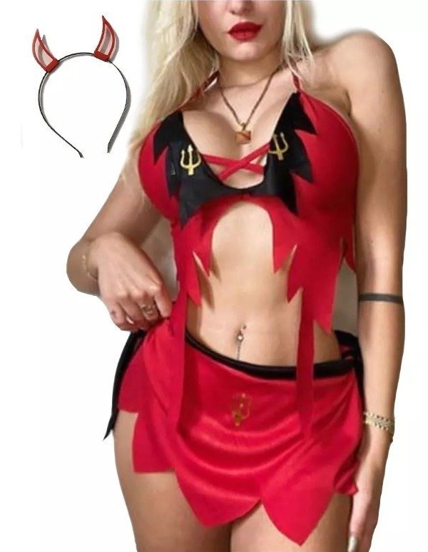 Disfraz Diablita 1 Lady Karen - Imagen 2