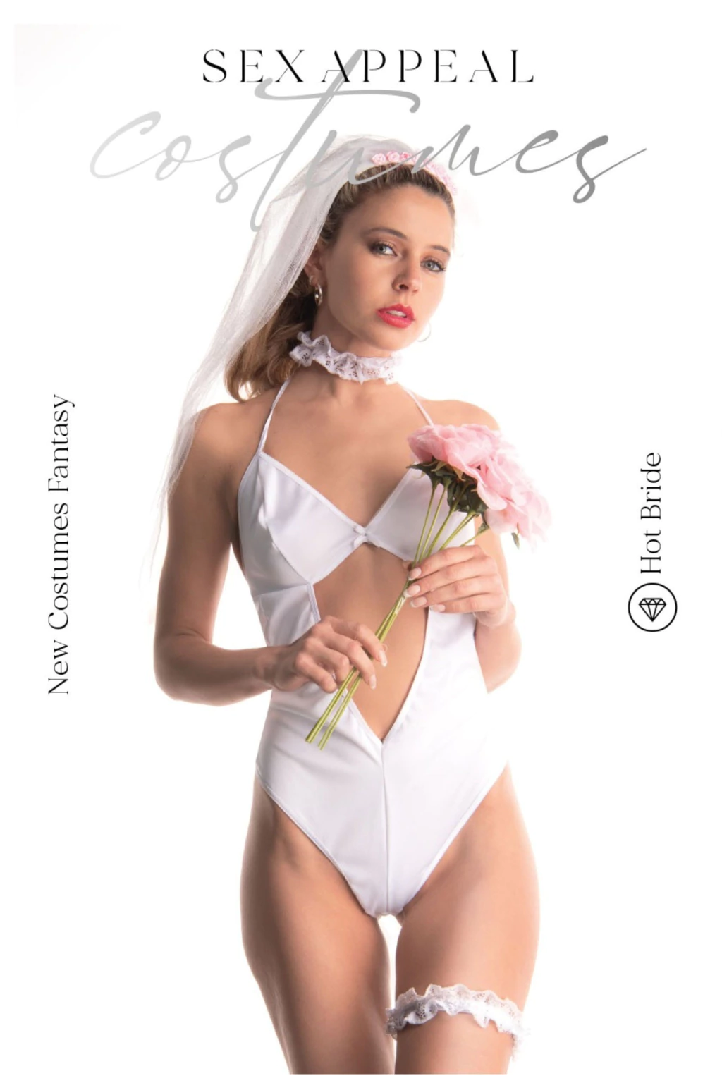 Disfraz Sex Appeal Novia corsett