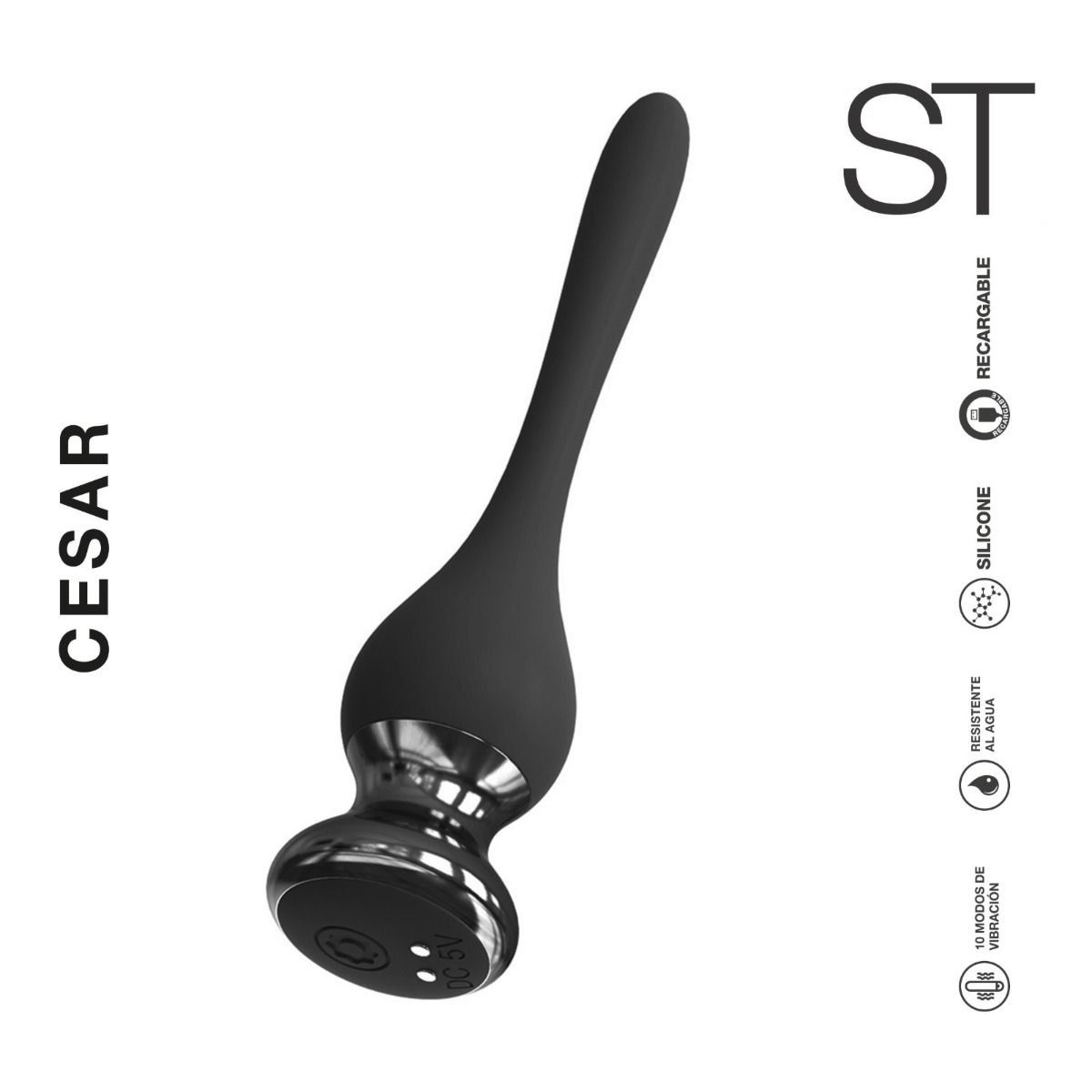 Vibrador anal Cesar 15 Cm