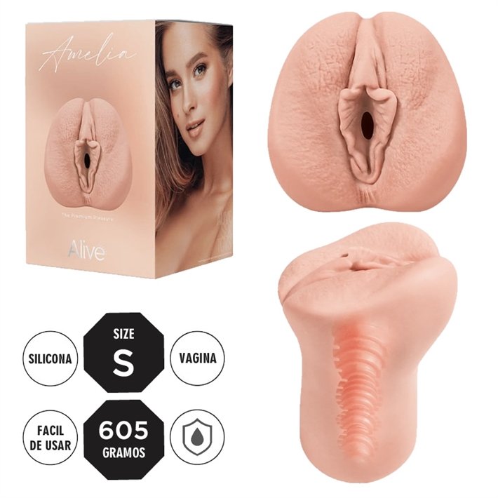 Masturbador Amelia - Realista con Vagina en silicona