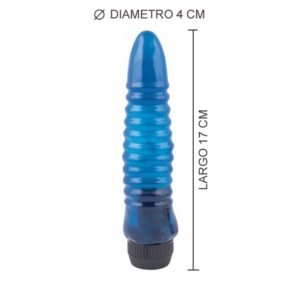 Vibro Saturno 17 cm Azul