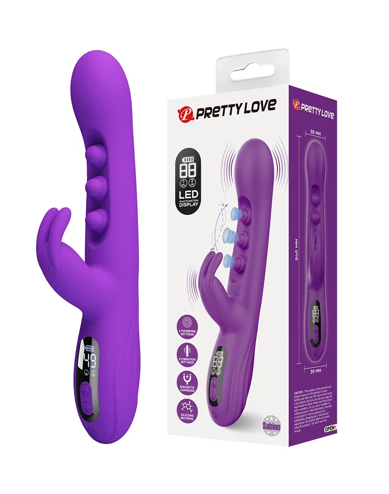 Estimulador Sabien - Vibrador Rabbit - Morado - Imagen 7
