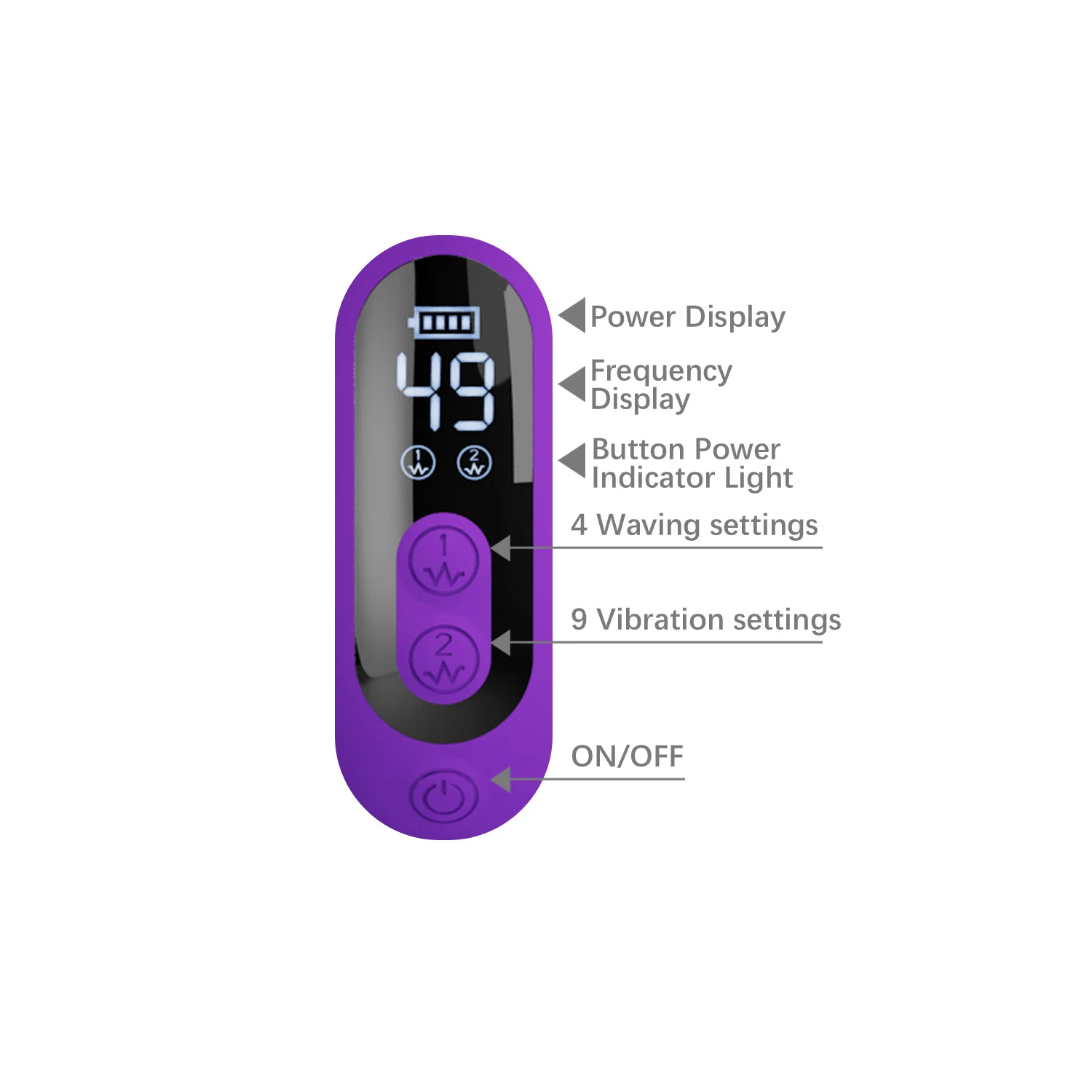 Estimulador Sabien - Vibrador Rabbit - Morado - Imagen 5