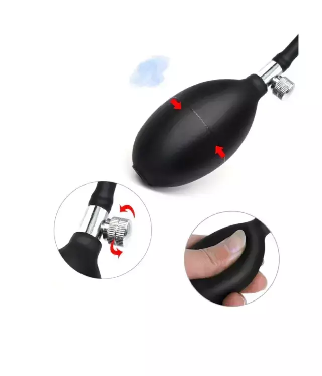 Plug inflable pene con cabeza 15 cm - Imagen 2