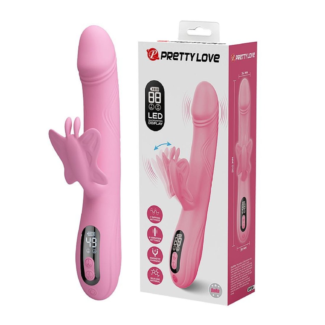 Estimulador Clitoriano Abella pretty love con Tapping - Imagen 6