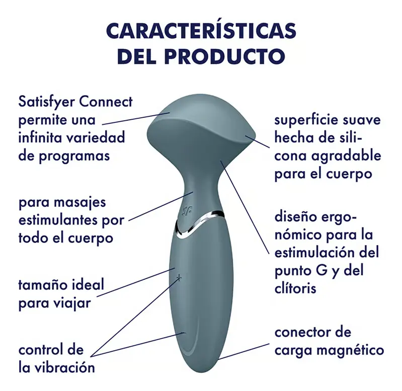 Masajeador Satisfyer Mini Wand-er Premium - Imagen 3
